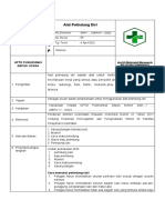 D. SOP Penggunaan APD