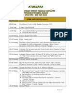 27hb MEI 2022: 08:00 Pagi 10:00 Pagi 11:00 Pagi 01:00 Petang 02:00 Petang 02:30 Petang