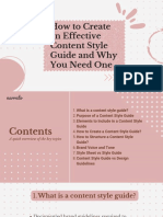 How To Create An Effective Content Style Guide