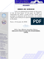 Orden de Servicio