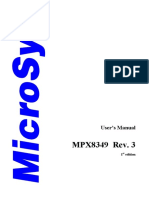 MPX8349 User's Manual - MicroSys