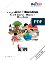 Physical Education: Fourth Quarter - Module 1 Cheerdance