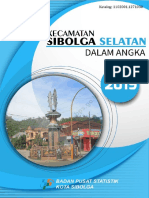 Kecamatan Sibolga Selatan Dalam Angka 2019