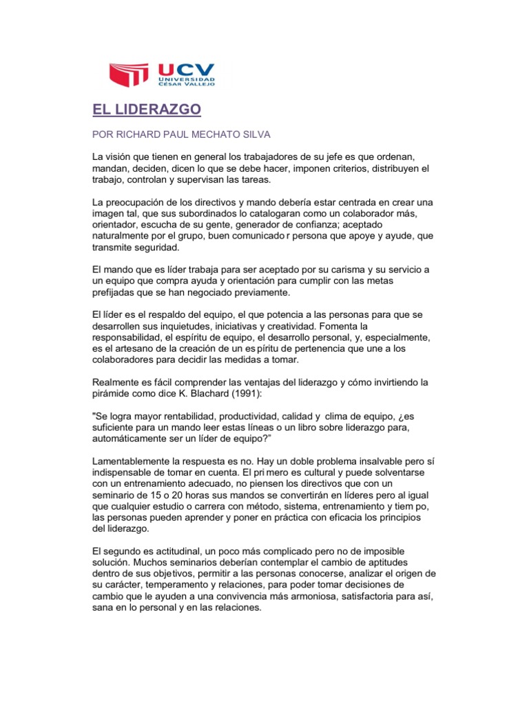 Definición de Liderazgo Empresarial | PDF | Liderazgo | Toma de decisiones