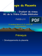 Physiologie Du Placenta (DR Kemfang) M1 2015