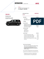 Print Confirmation - Avis Rent A Car