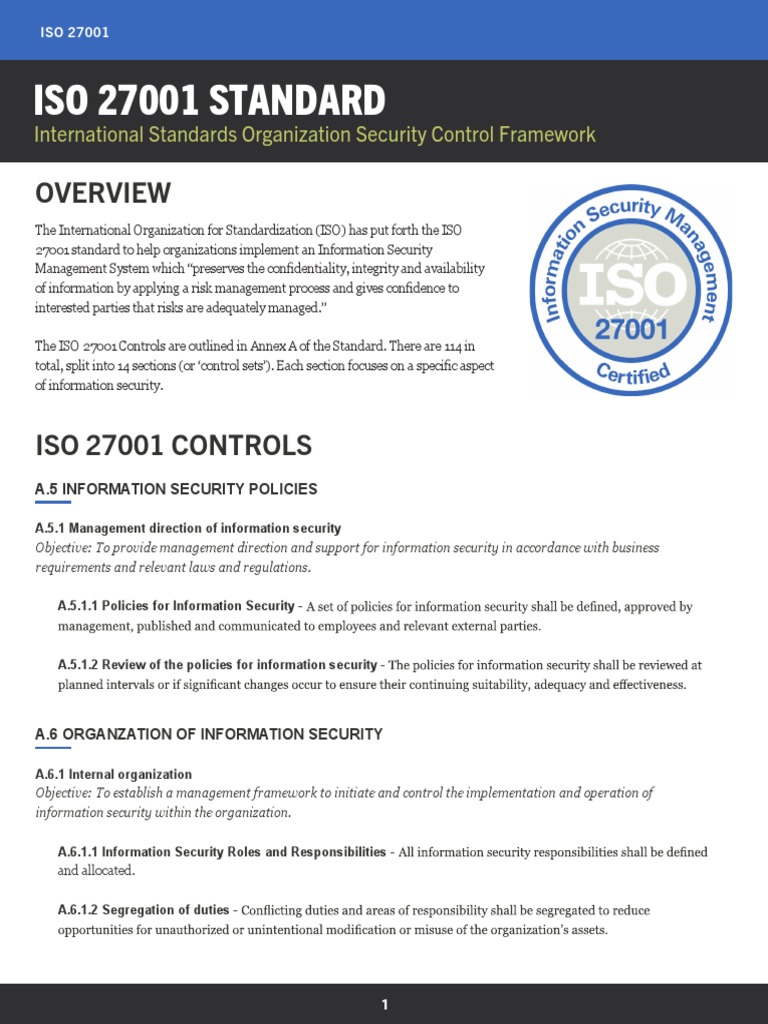 Iso 27001 Standard Pdf – Iso27001 規格 ダウンロード – SYPVOZ