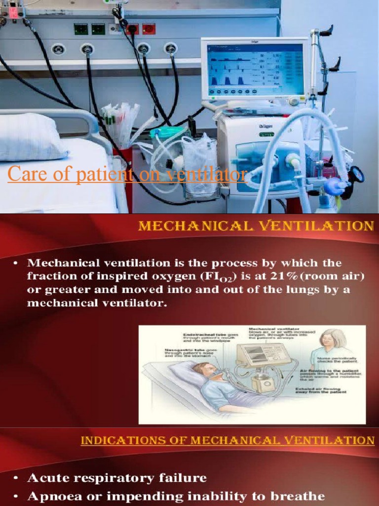 Care Of Patients On Mechanical Ventilation Pdf