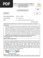L28 Unit 5 ANALOG AND DIGITAL ELECTRONIC CIRCUITS
