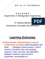 冷凍工程及實習 Experiments in Refrigeration Engineering: Introductory Concepts and Definitions