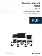 Service Manual Trucks: Intake and Exhaust System D12, D12A, D12B, D12C