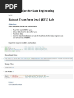 Extract Transform Load