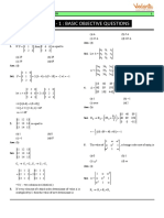 Determinants and Matrices EX-1