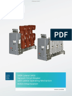 SION Lateral 3AE6 Vacuum Circuit Breaker With Lateral Operating Mechanism