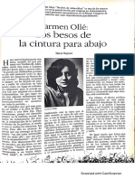 Carmen Ollé. Los Besos de La Cintura Para Abajo - María Negroni 