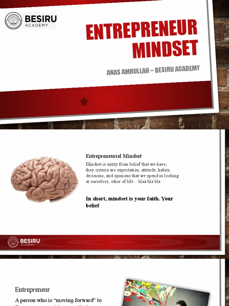 Mengembangkan Mindset Kewirausahaan | PDF