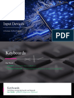 Input Devices - Adv and Disadv