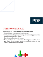 Types of Gear Box