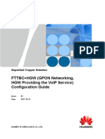 FTTBC+HGW (GPON Networking, HGW Providing The VoIP Service) Configuration Guide