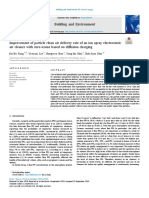 Improvement of Particle Clean Air Delivery Rate of An Ion Spray Electrostatic Air Cleaner With Zero-Ozone Based On Diffusion Charging