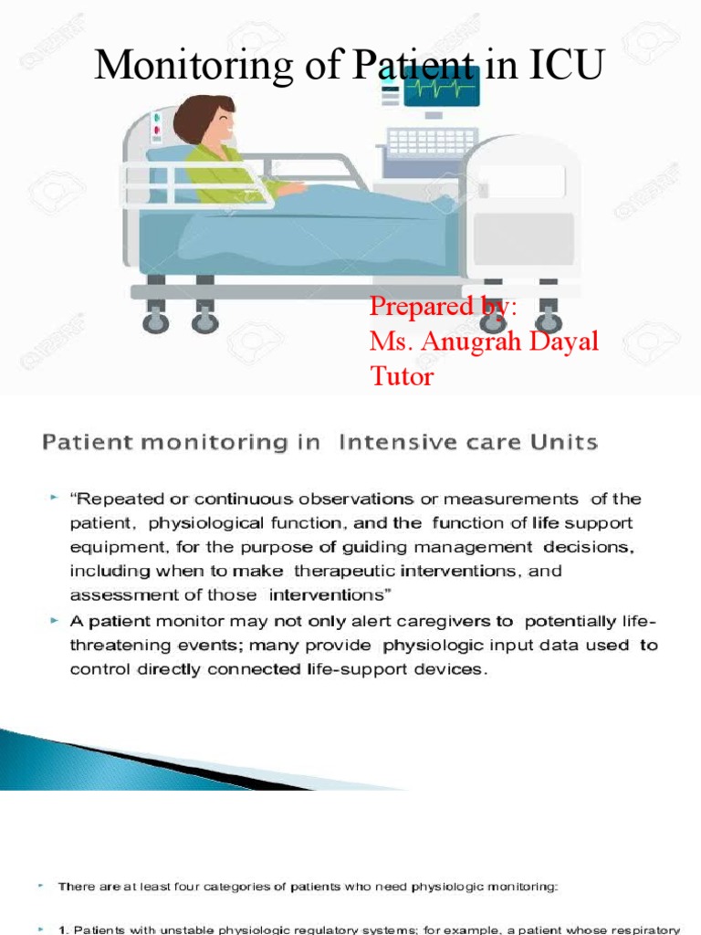 ICU Patient Monitoring Guide | PDF