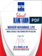 MAHADIR MUHAMMAD, S.PD