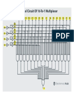 Logic Circuit of 16 To 1 MUX