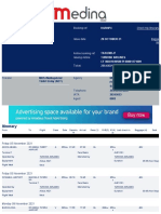 Electronic Ticket Receipt: Itinerary