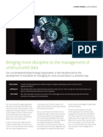 Bringing More Discipline To The Management of Unstructured Data