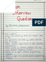 Python Interview Question