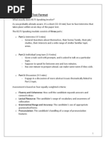 IELTS Speaking Format & Tips