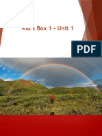 Kid’s Box 1-Unit 1