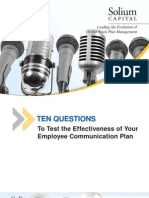 Ten Questions To Test The Effectiveness of Your Employee Communication Plan