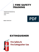 Basic Fire & Fire Extinguisher Training