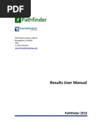 Results User Manual: Pathfinder 2019