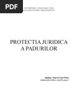 Referat Protectia Juridica A Padurilor