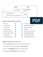 Worksheet - Unit 10 - Lesson 23