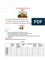 Science Holiday Assignment 2022-23 Science: Discovery Learning