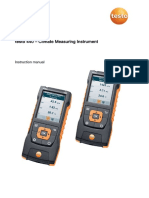 Testo 440 - Climate Measuring Instrument: Instruction Manual