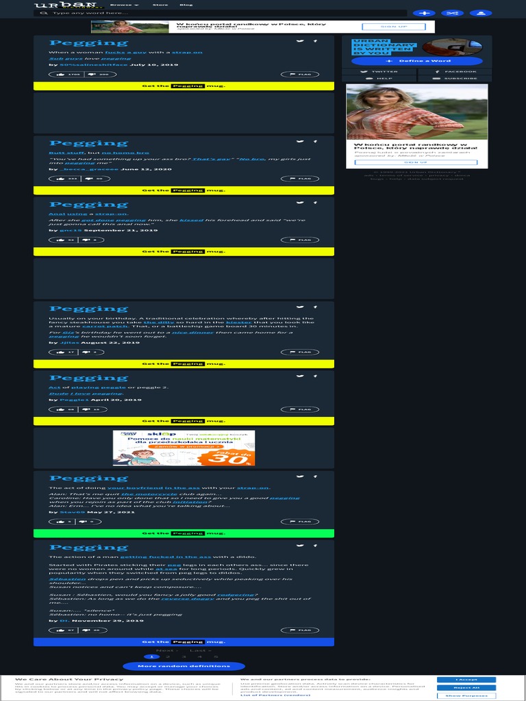 Urban Dictionary Pegging Download Free PDF World Wide 