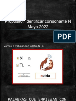 Trabajamos Con La Letra N 2022