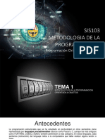 Tema 1 INTRODUCCION A LA PROGRAMACION ORIENTADA A OBJETOS