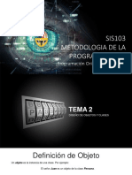 Tema 2 DISEÑO DE OBJETOS Y CLASES