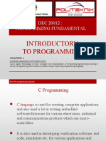 Introductory To Programming