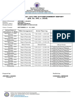 Individual Daily Log and Accomplishment Report (DM. No. 043, S. 2020)