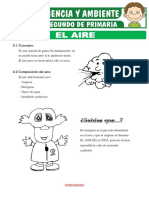 El Aire y Su Composicion para Segundo de Primaria