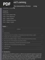 Topic:-Product Recommendation System Using Machine Learning