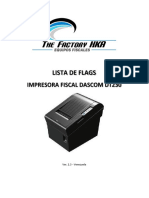 (VE) DASCOM DT230 TFHKA - Lista de Flags V02R03