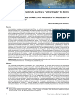 A Justiça Penal Internacional e A África A Africanização Do Direito Internacional Penal Juliette Marie Marguerite Robichez