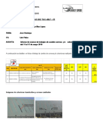 LAS 003 Informe de Avances de Trabajo de Cambio de Correas y Cobertores Translucidos